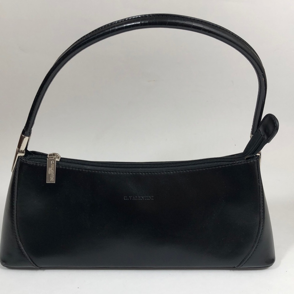 C. Valentino Black Baguette
